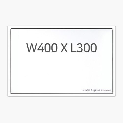 고무자석 화이트보드 W400 X L300 