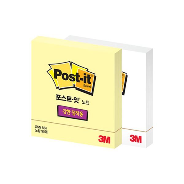[포스트잇] 포스트잇 노트 강한점착용 76X76mm SSN654
