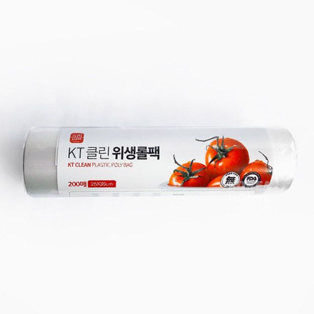 [언브랜디드] KT클린 위생롤팩 (250X350mm) 200매