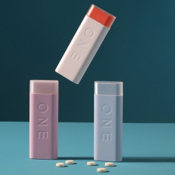 심플 원데이 슬라이딩 휴대용 알약케이스