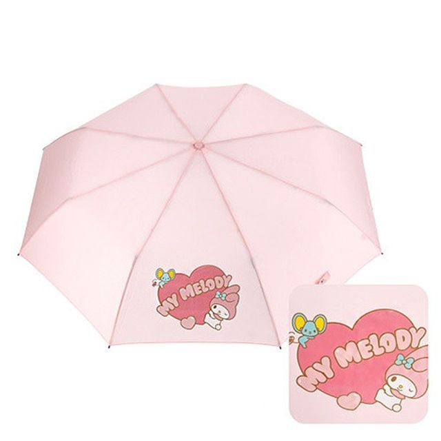 [산리오] 마이멜로디 55 하트 3단 우산