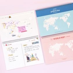 혼자공부 지도 노트 (B5 한국사 세계사 모눈)