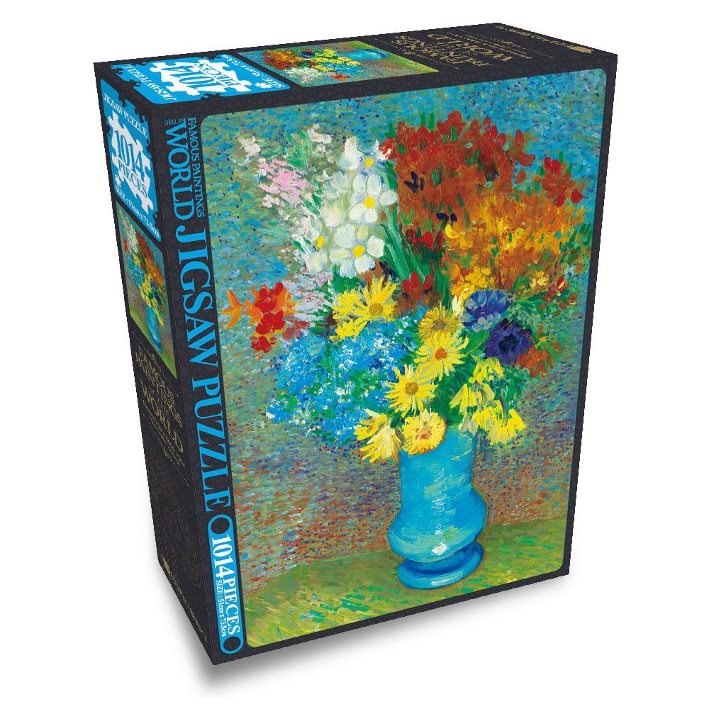 세계명화 직소퍼즐 1014조각_푸른 꽃병의 꽃들