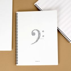 심플 A4 PP 음악 스프링노트