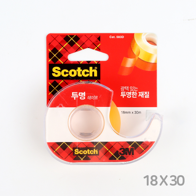 [스카치] 다용도 테이프 583D (18mmX30m) _(12개 1세트)