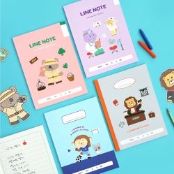 [4권 세트] 초등 저학년 줄 노트 (1-2 무제 15줄)