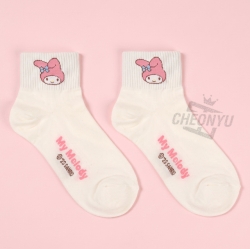 마이멜로디 데일리 페이스 양말