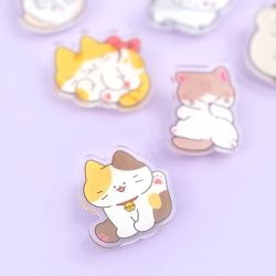 냥냥 랜덤 아크릴 집게 (30개 1세트)
