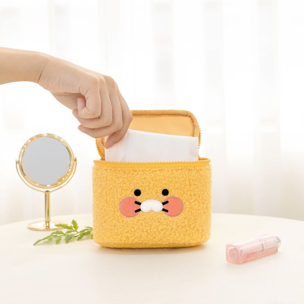 춘식이 부클 큐브 파우치