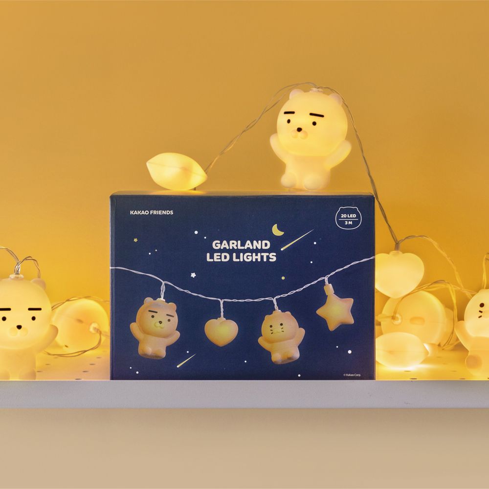 춘식이＆ 라이언 가랜드 조명 20구