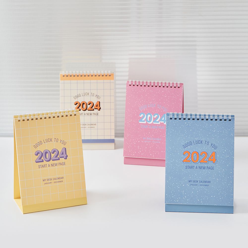(2024 날짜형) 굿럭 데스크 캘린더 2024_탁상달력 플래너