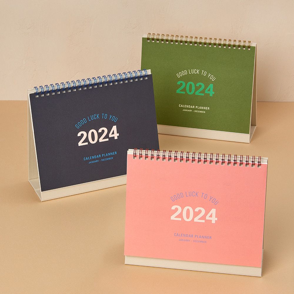 (2024 날짜형) 캘린더 플래너 2024_탁상달력 다이어리 스케쥴러