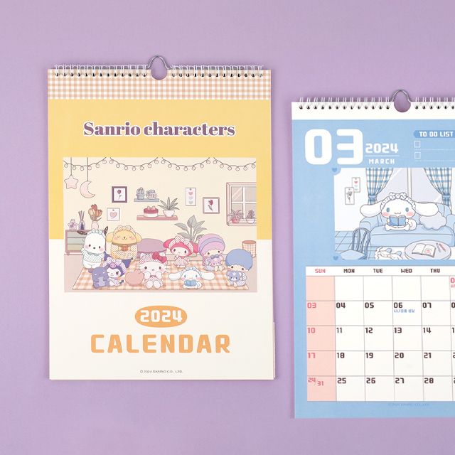 산리오캐릭터즈 TO DO 벽걸이 캘린더
