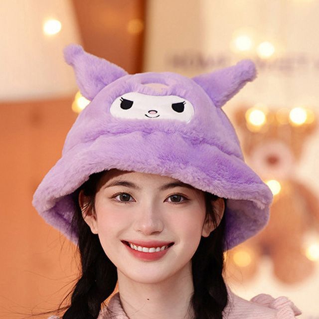 쿠로미 폭신 벙거지 모자