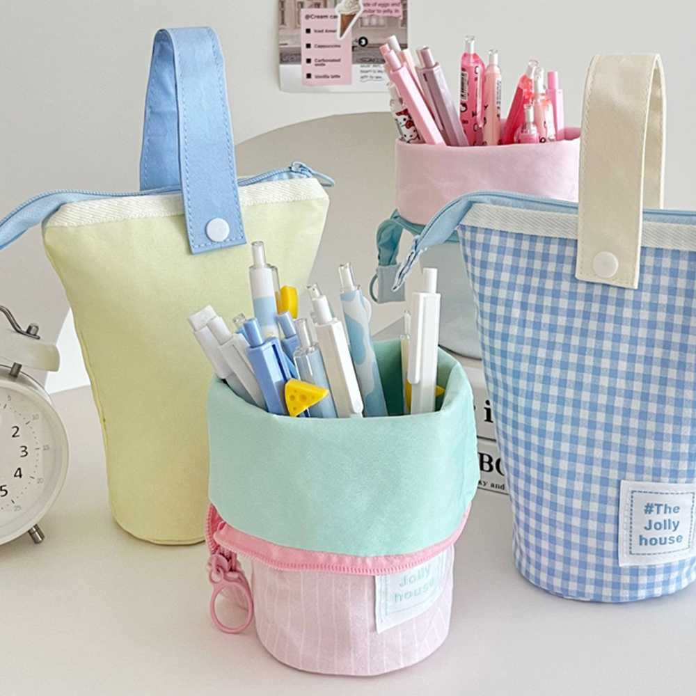 브리스크스타일 파스텔 스탠딩필통 4컬러