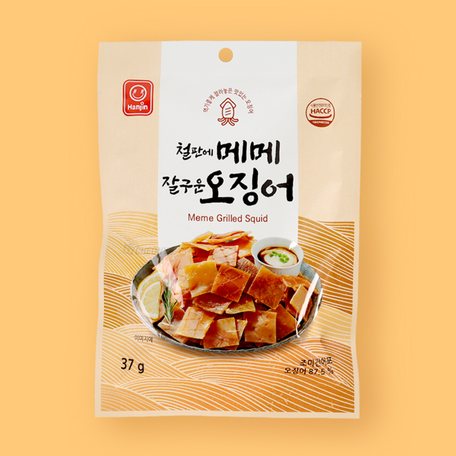 철판에 메메 잘구운 오징어 37g