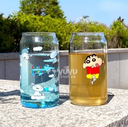 짱구 글라스컵 2P 세트 짱구＆흰둥이
