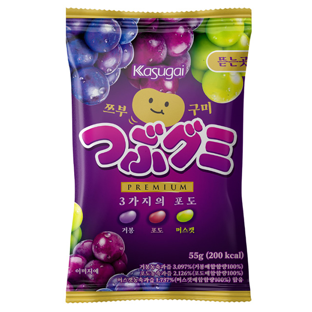 카수가이 쯔부구미 3가지의 포도 55g (낱개)