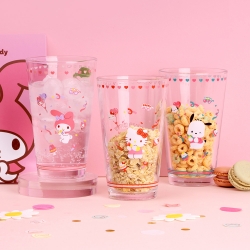 산리오 캐릭터즈 유리컵 470ml