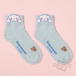 시나모롤 뽀글이 파스텔 양말