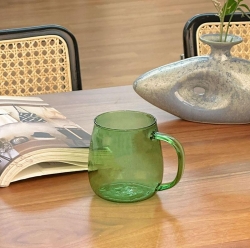 항아리 내열 머그컵_그린 400ml (1P)