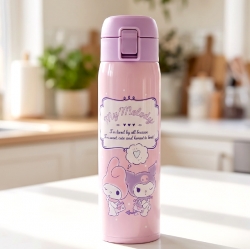 마이멜로디x쿠로미 원터치 스텐 보틀 480ml