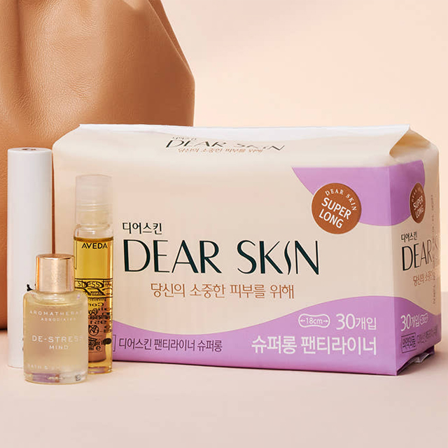 (제조사전량반품) 디어스킨 팬티라이너 슈퍼롱 (30개입)