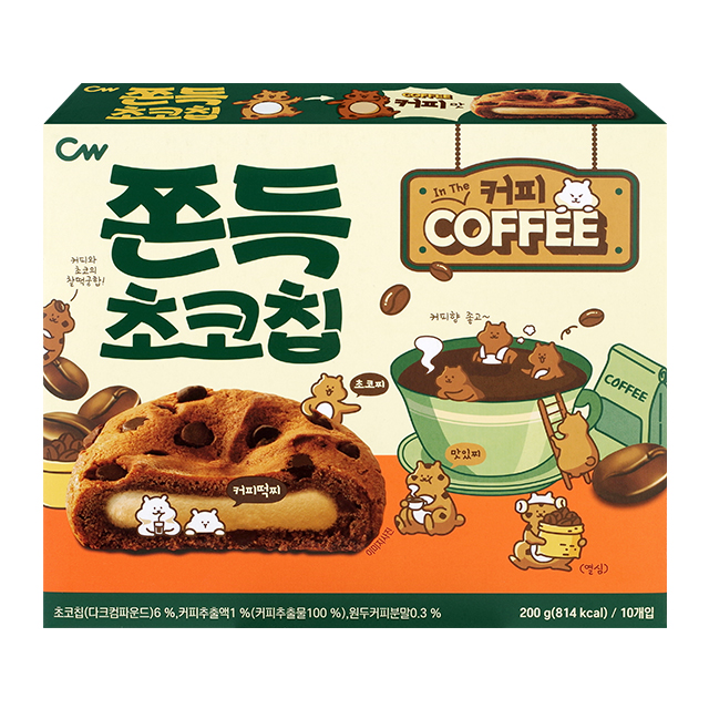 쫀득 초코칩 커피 200g