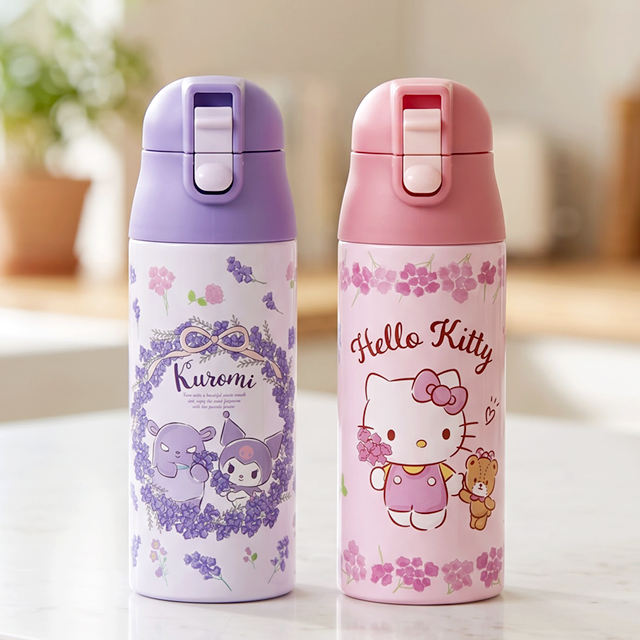 산리오 플라워리스 스테인레스 보온 보냉 보틀 360ML