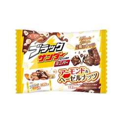 블랙썬더 미니바 아몬드 헤이즐넛 112g