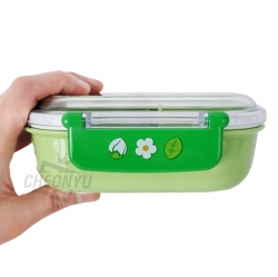 피크민  돔형 1단 라운드 도시락 360ml