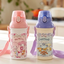 산리오 플라워리스 원터치 물통 400ml