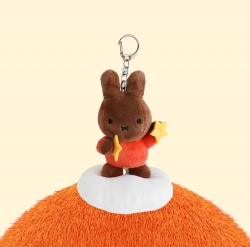 미피 드림 키링 인형 13cm - 스탠딩 브라운
