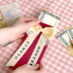 왕리본 용돈 봉투 (랜덤발송)