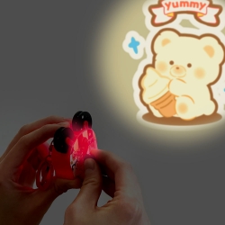 팝콘 영사기 키링
