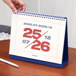 (25-26) 기본 18개월 탁상 달력 (25년 7월-26년 12월)