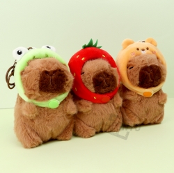 넥후드 BIG 카피바라 봉제 인형 키링_낱개 (랜덤발송)