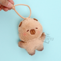 베이비 카피바라 봉제 인형 키링_낱개 (랜덤발송)