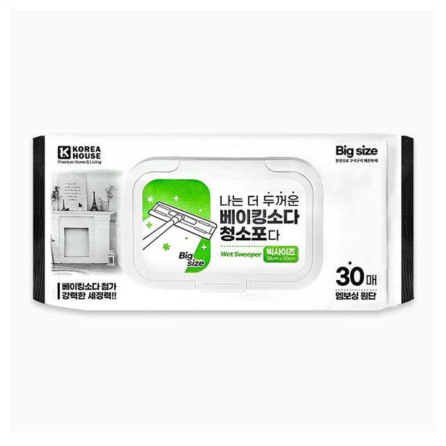 [언브랜디드] 나는 더 두꺼운 베이킹소다 청소포다 캡 30매 대형 