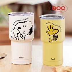 스누피 이중진공 스텐 대용량 텀블러 600ml