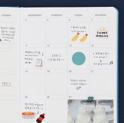 2026 프리즘 B6 먼슬리 다이어리 (날짜형 32절 월간)