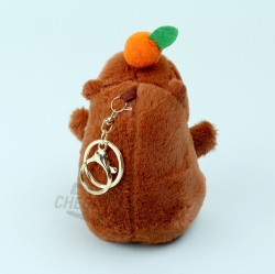 풍선껌 카피바라 봉제 인형 키링