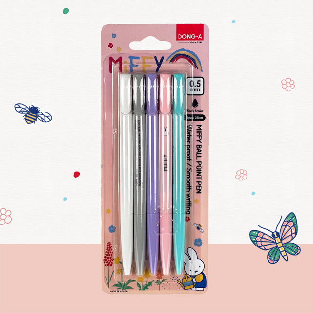 [미피] 미피 밀키 스피디볼 0.5mm 5본입