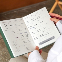 2026 오피셜 A5 먼슬리 다이어리 (날짜형 25절 월간) 업무용