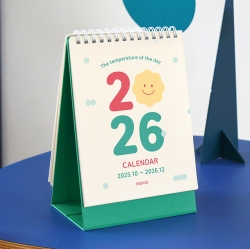 2026 오늘의 온도 탁상 달력 (25년 10월-26년 12월 데스크 캘린더)