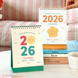 2026 오늘의 온도 탁상 달력 (25년 10월-26년 12월 데스크 캘린더)