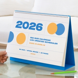 2026 기본 대형 B4 탁상 달력 (데스크 캘린더)