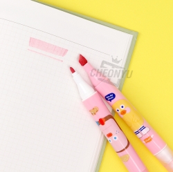 kinbor x Brunch Brother 듀얼 형광펜 (랜덤발송)