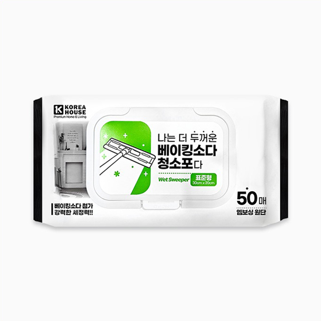 나는 더 두꺼운 베이킹소다 청소포다 캡 50매 중형 