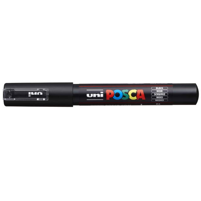 유니 포스카 수성 마카펜 PC-1M 0.7mm (6개 1세트)